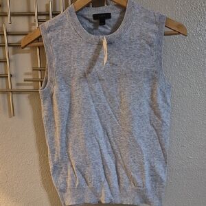 J. Crew Gray Sleeveless Knit Tank